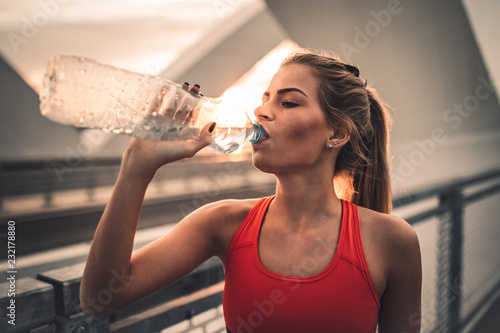 Staying hydrated during workout