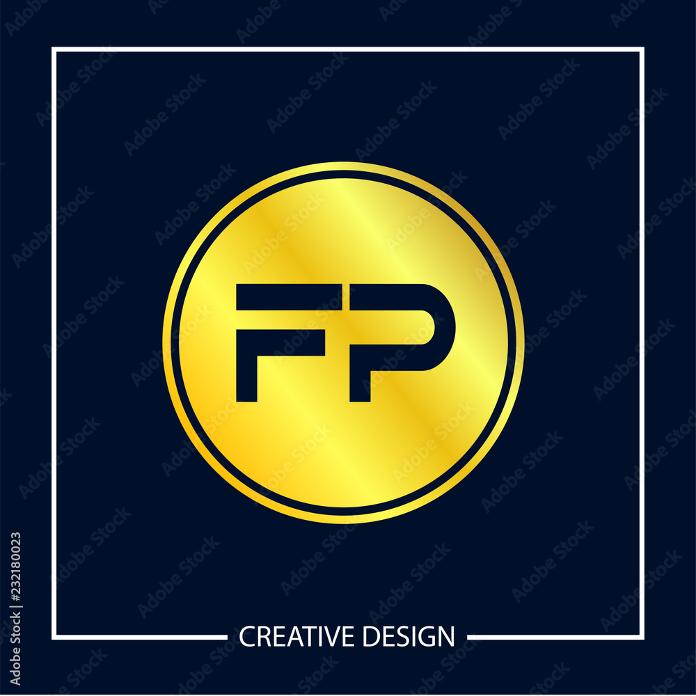 Initial Letter FP Logo Template Design Vector Illustration Initial Letter FP Logo Template Design Vector Illustration
