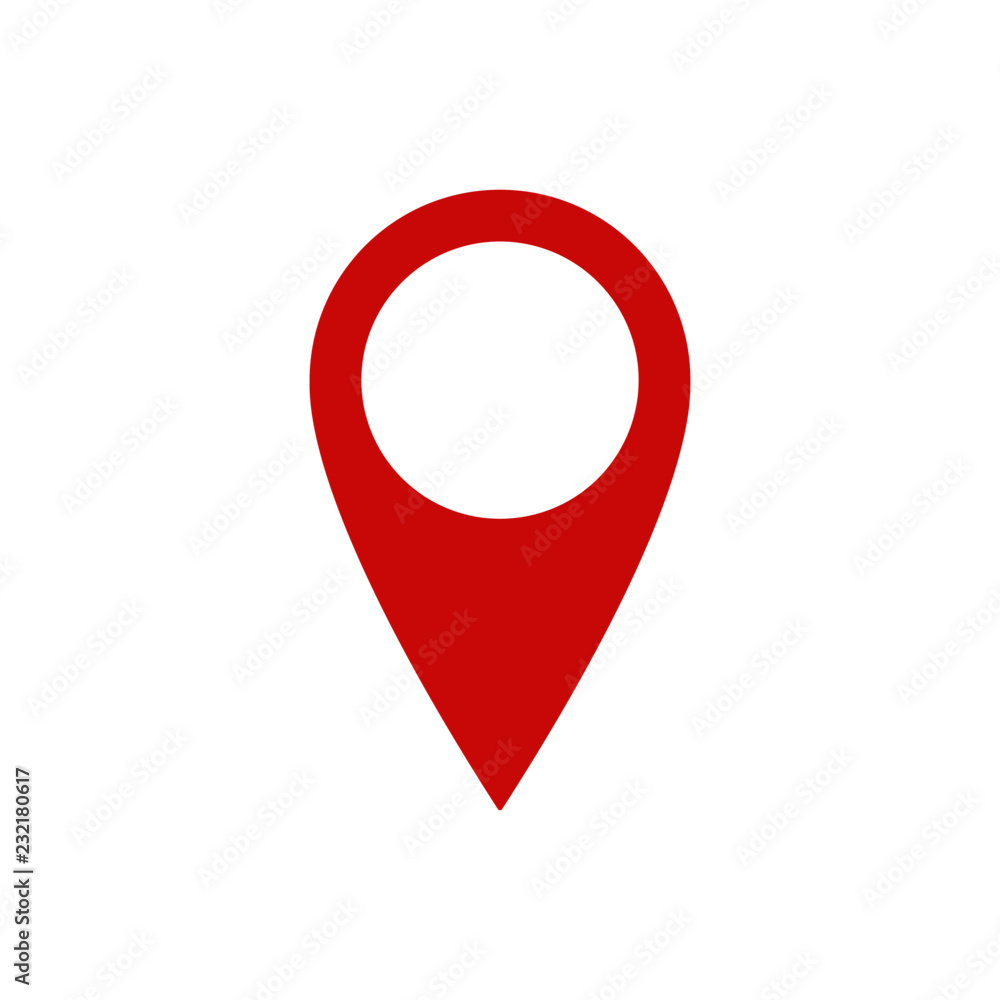 Location map icon, gps pointer mark Location map icon, gps pointer mark