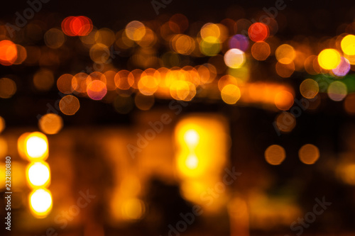 Orange and fiery bokeh © Arvid Norberg