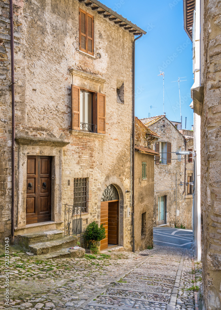Narni, ancient town in the Province of Terni. Umbria, central Italy.
