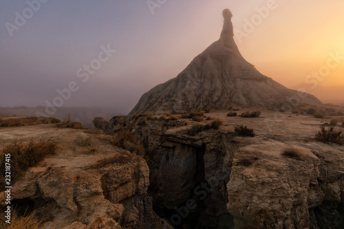 Castil de Tierra in Bardenas Reales desert  Navarra