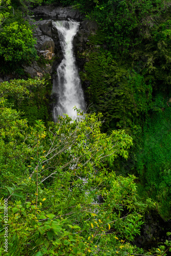 Tropical Waterfall Maui Hawaii Road to Hana