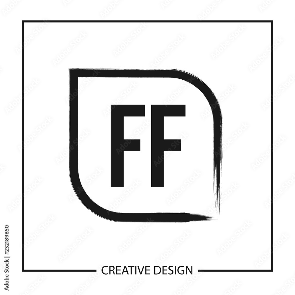 Initial Letter FF Logo Template Design Vector Illustration Initial Letter FF Logo Template Design Vector Illustration