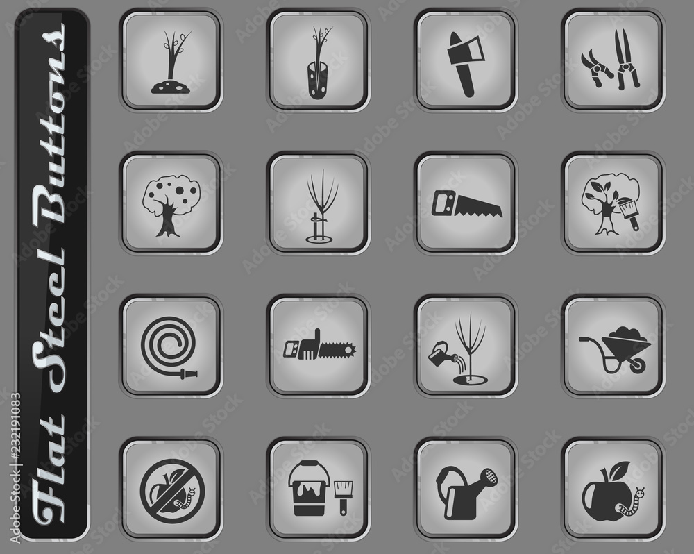 gardening icon set gardening icon set