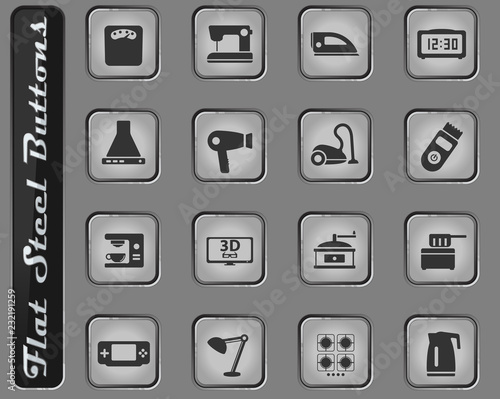 Home applicances simply icons