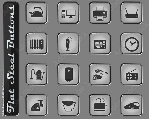 Home applicances simply icons