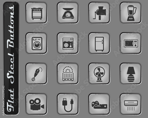 Home applicances simply icons