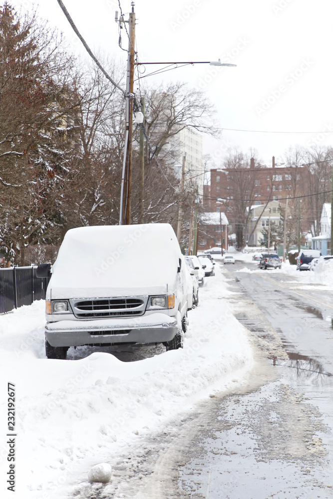 Snow car, Winter Storm