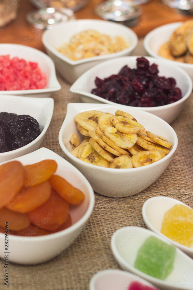 Collection of dried fruits Collection of dried fruits