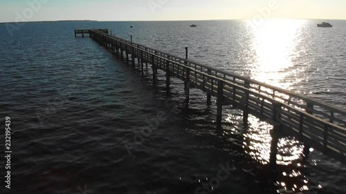 Wallpaper Mural Florida pier on the ocean bay Torontodigital.ca