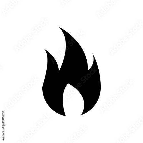 Fire glyph icon