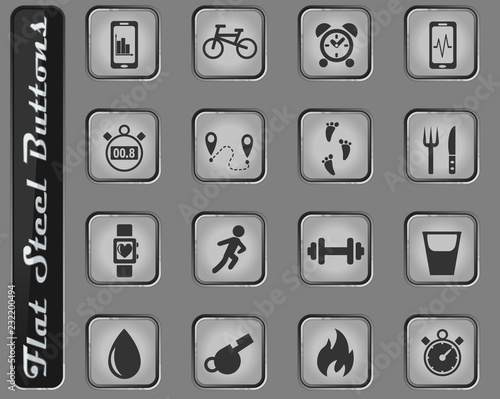 monitoring apps icon set