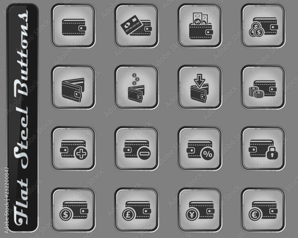 set of money icons set of money icons