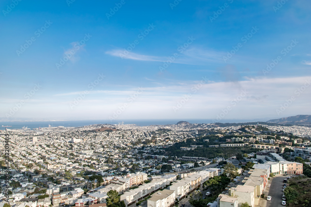 San Francisco twin peaks view