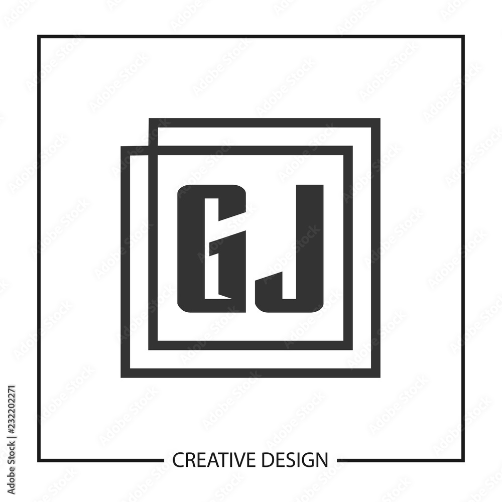 Initial Letter GJ Logo Template Design Vector Illustration Initial Letter GJ Logo Template Design Vector Illustration