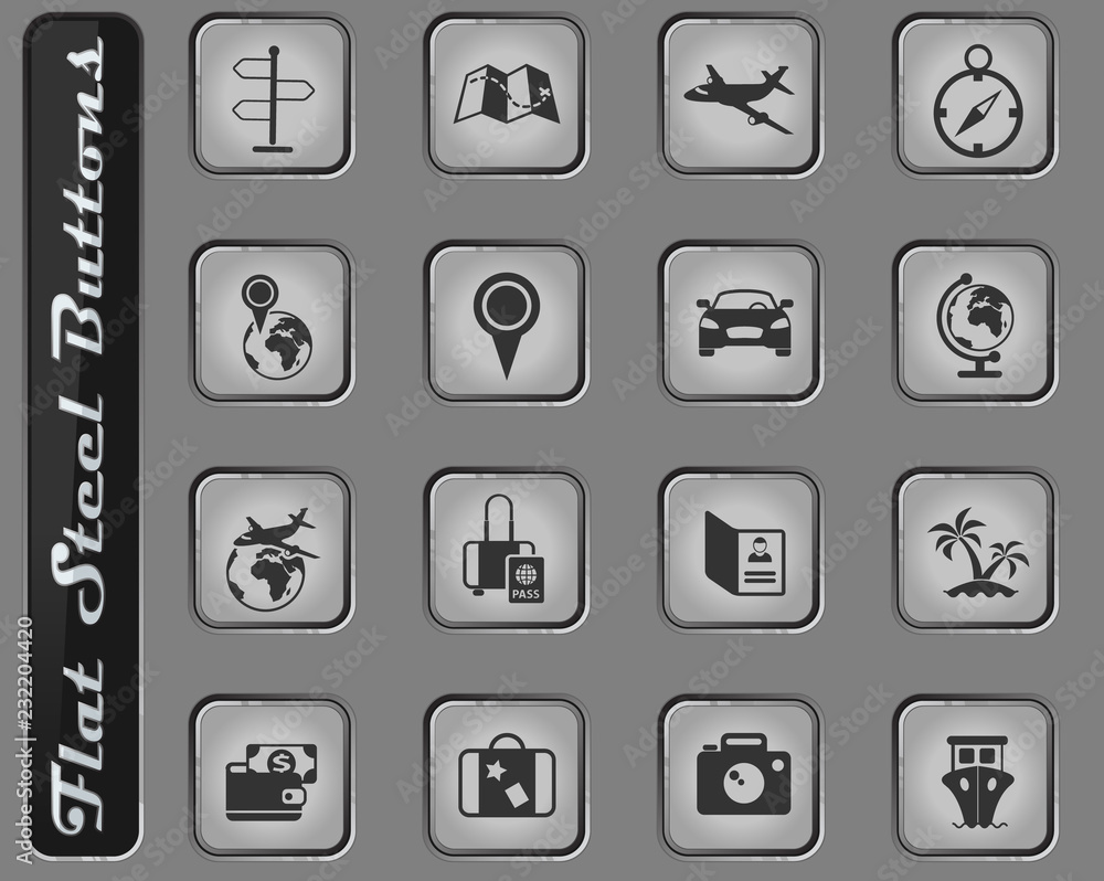 travel icon set travel icon set