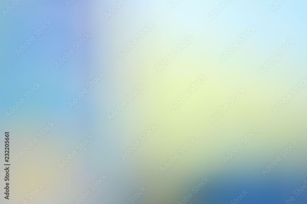 Abstract green blue white gradient horizontal background