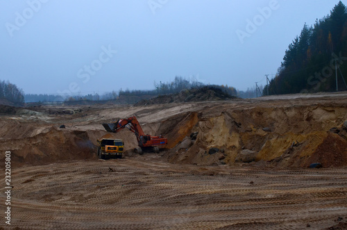 Dump truck or Mining truck is mining machinery, or mining equipment to transport coal from open-pit or open-cast mine as the Coal Production.