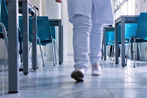 Doctor walking