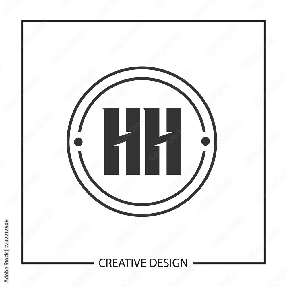 Initial Letter HH Logo Template Design Vector Illustration Initial Letter HH Logo Template Design Vector Illustration