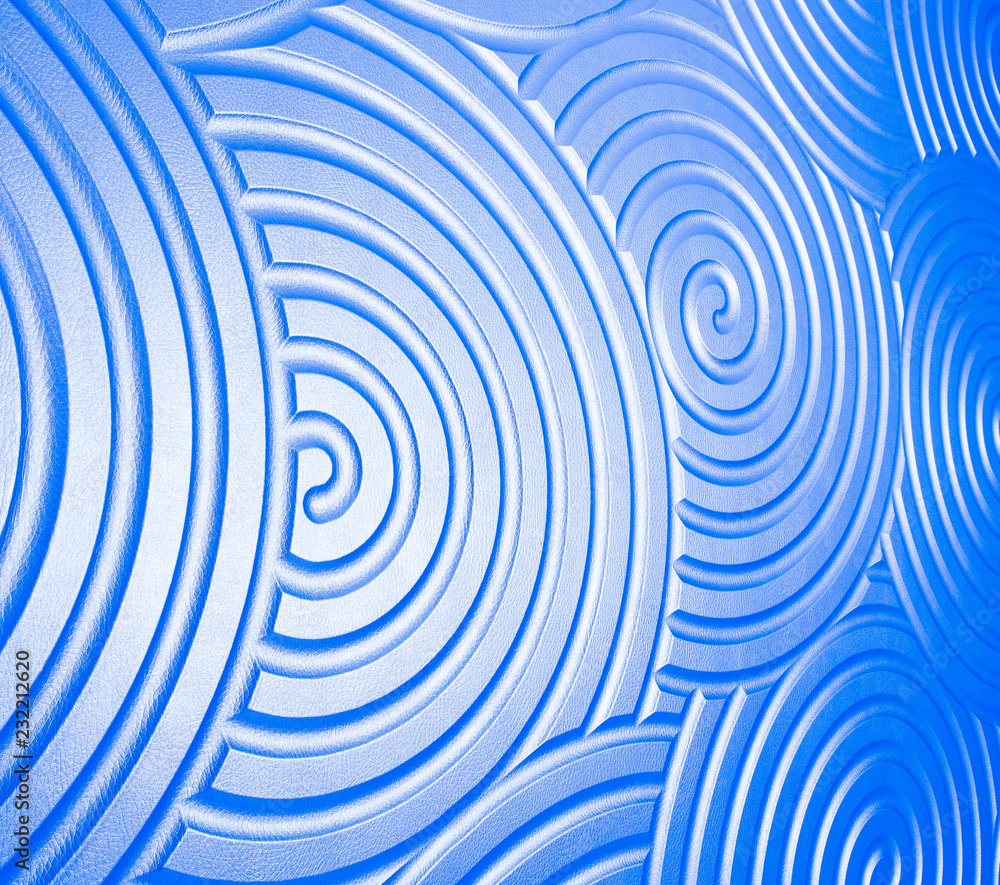Blue leather with texture structure Blue leather with texture structure