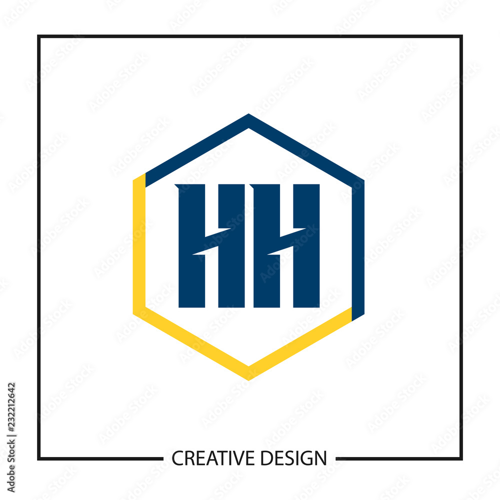 Initial Letter HH Logo Template Design Vector Illustration