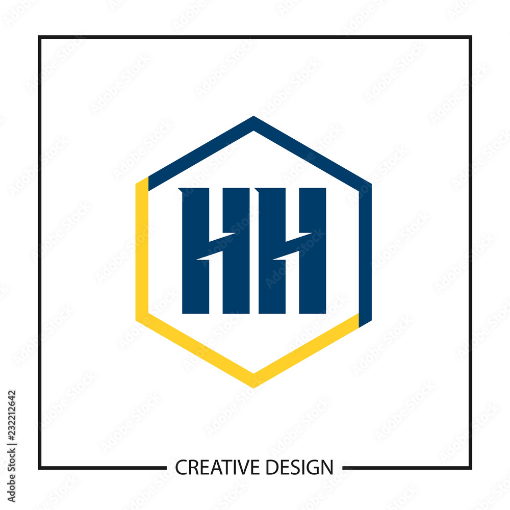 Initial Letter HH Logo Template Design Vector Illustration Initial Letter HH Logo Template Design Vector Illustration