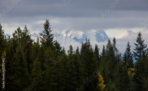 Rocky Mountains Winter Fall