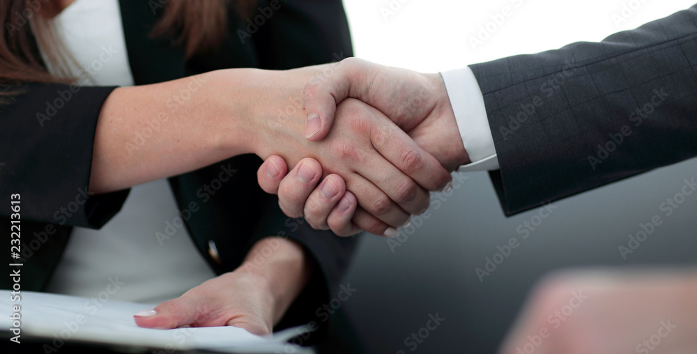 custom made wallpaper toronto digitalBusiness handshake ,congratulations or Partnership concept.
