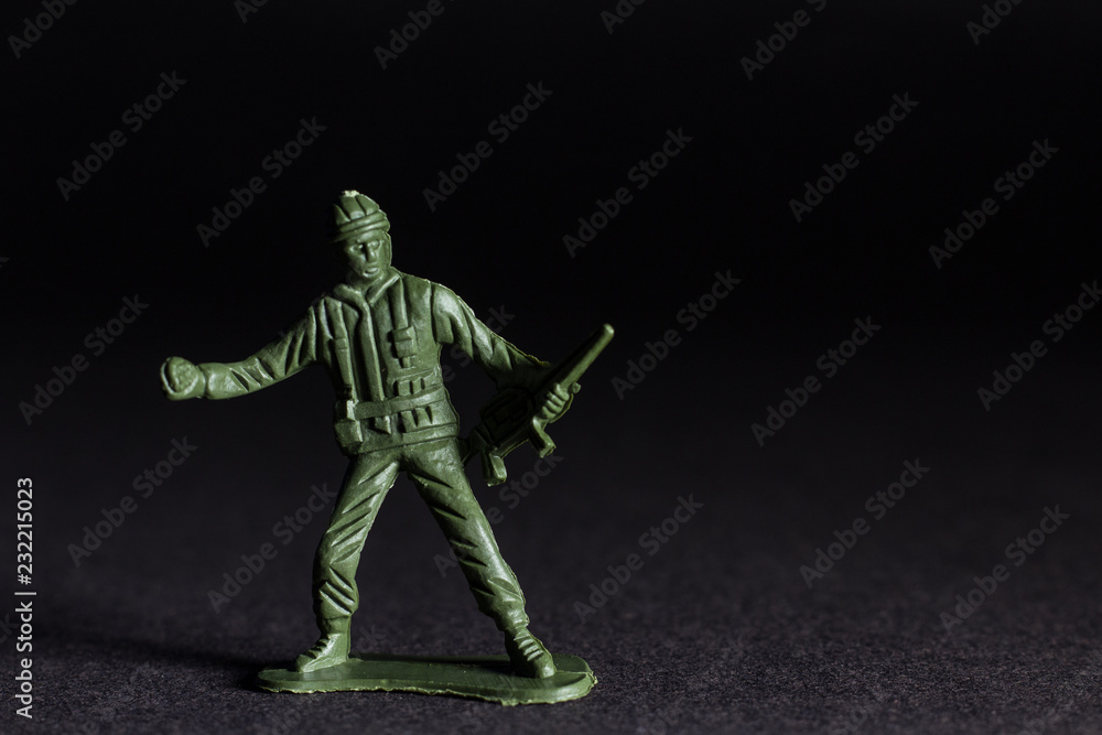 Fototapeta premium Soldado de plástico