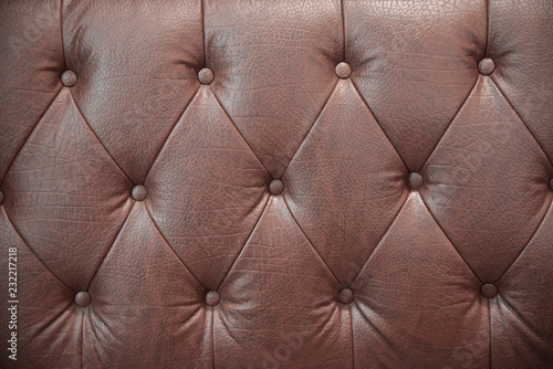 Leather Couch pattern with brown skin.