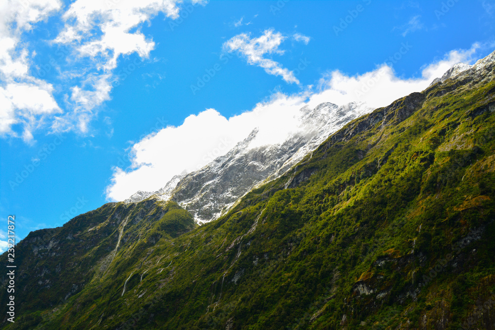 Naklejka premium Śnieg