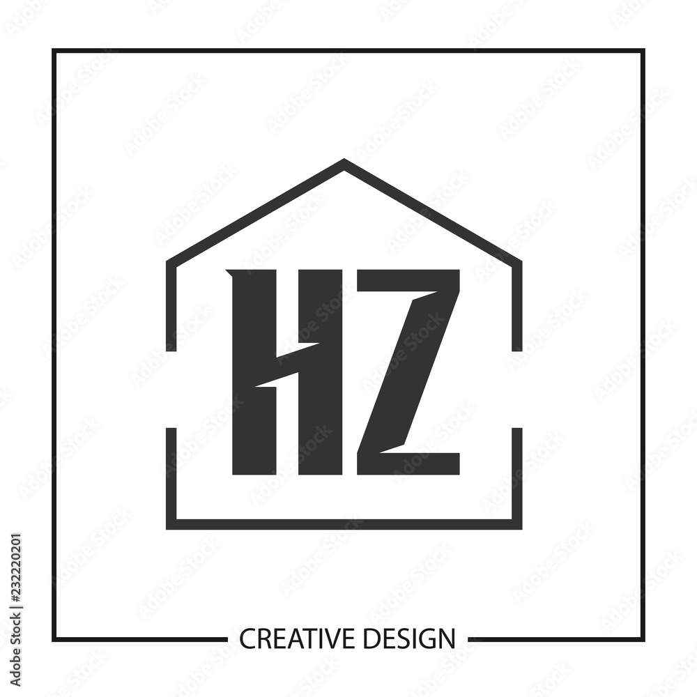 Initial Letter HZ Logo template Design Vector Illustration Initial Letter HZ Logo template Design Vector Illustration