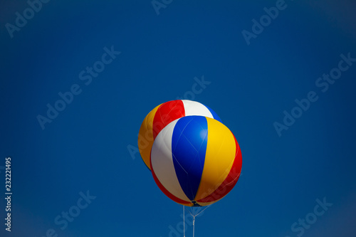 Large balloon for festival advertisement