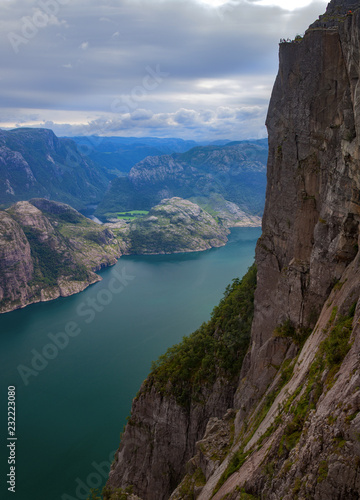 The Pulpit Rock in the Stavanger region in Norway