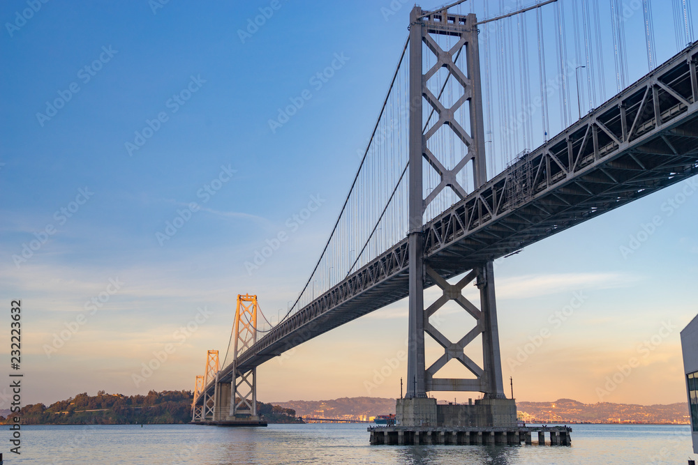 The Bay Bridge of Oakland and San Francisco The Bay Bridge of Oakland and San Francisco