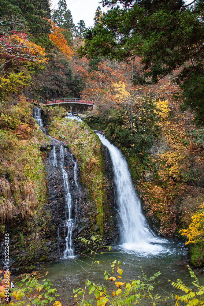 Ginzan Onsen Waterfall Japan Ginzan Onsen Waterfall Japan