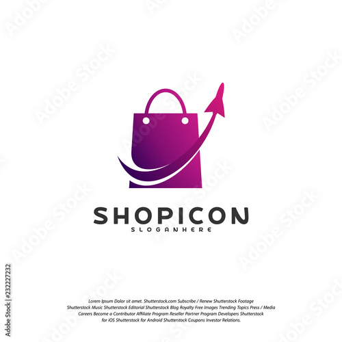 Travel Shop Logo Template Design Vector