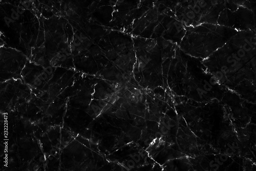 Nature black marble background texture natural stone pattern abstract for design art work. Marble with high resolution