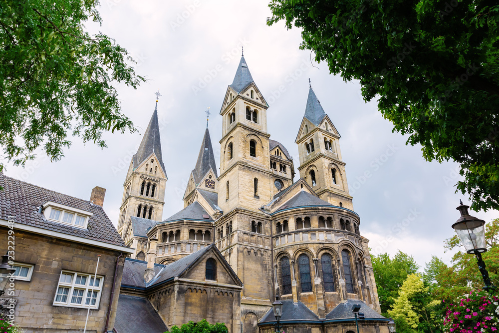 view of the Munsterkerk in Roermond, Netherlands