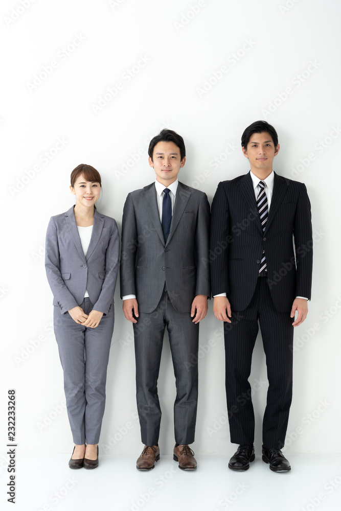 portrait of asian businessgroup on white background portrait of asian businessgroup on white background