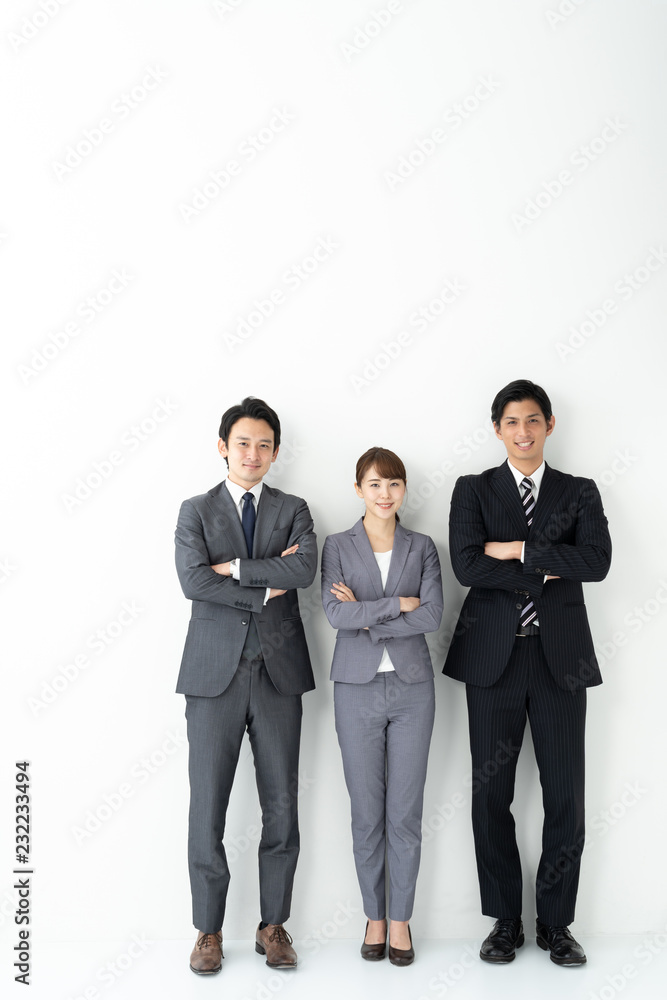 portrait of asian businessgroup on white background portrait of asian businessgroup on white background