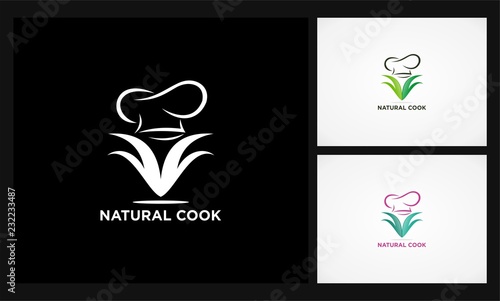 organic cook icon logo