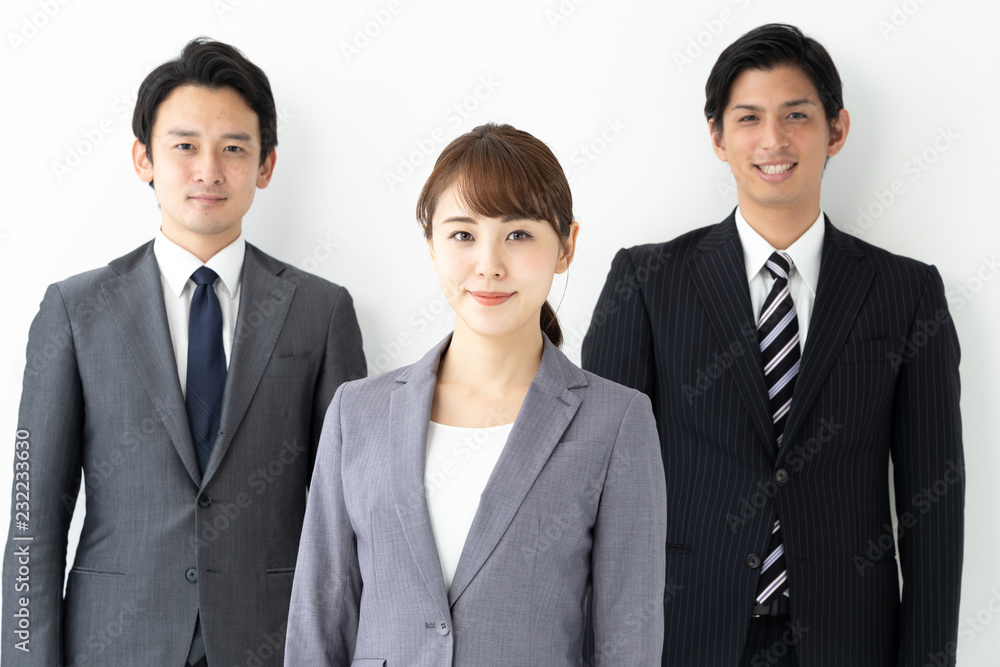 portrait of asian businessgroup on white background portrait of asian businessgroup on white background