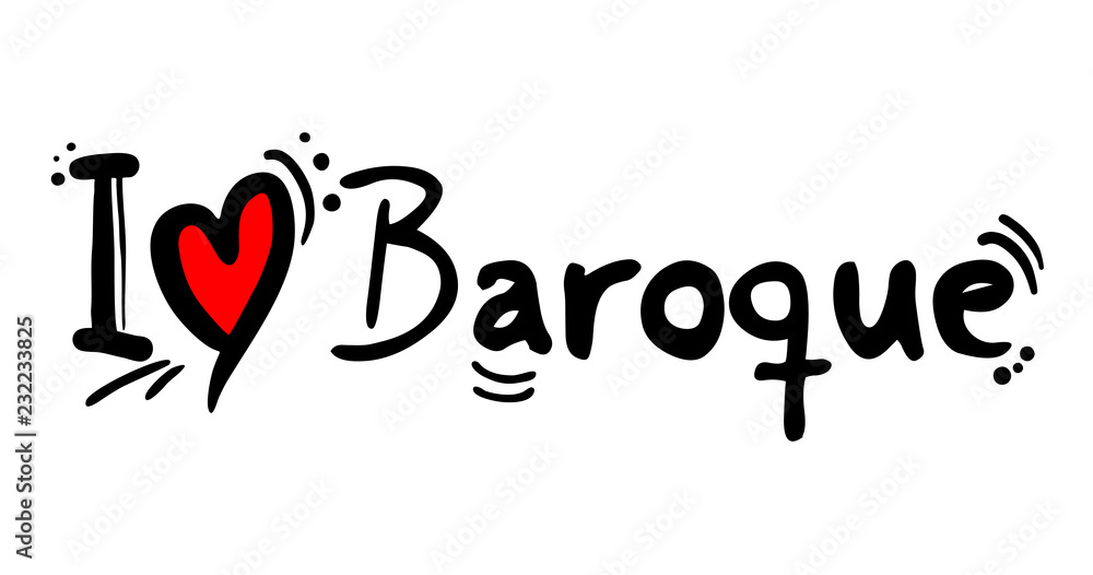 Baroque love message