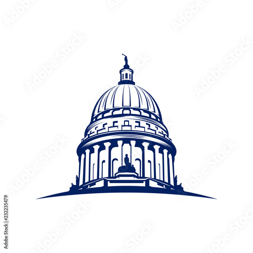 Capitol dome logo design inspiration - Capital logo design inspiration