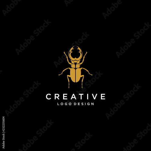 Jewelry logo design inspiration, bug logo design, beetle logo design inspiration