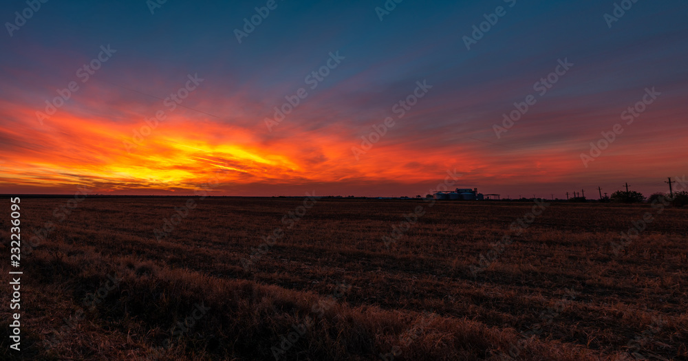 Romania October Sunset