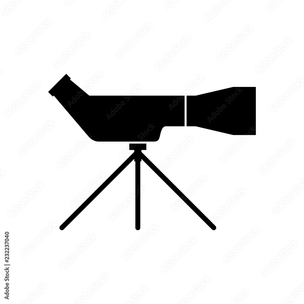 Fototapeta premium Binoculars on the tripod